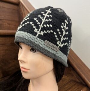 NWT Columbia Adult Rebel Mountain Omni-Heat Beanie (Black/Grey) One size Unisex